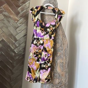 Cap sleeve cocktail dress